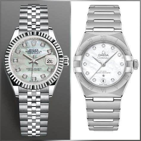 rolex datejust vs omega constellation